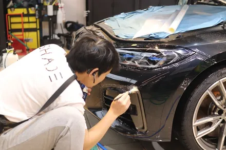BMW 4리즈 M440i, 마포 윈도틴팅 셰이드에서 차량 도장면을 보호해주는 지벤트 트렉데이 PPF 시공 / 서울 마포구 성산동