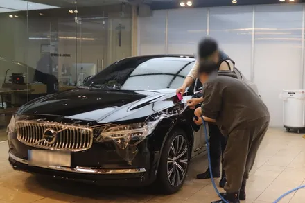 볼보 S90 PPF, 셰이드에서 도장면 보호필름 지벤트 트렉데이 PPF 시공 / 서울 마포구 성산동