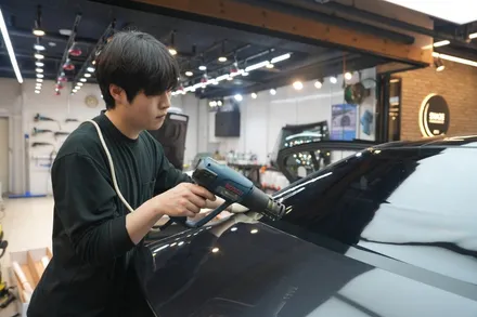 BMW 5시리즈 후퍼옵틱 프리미엄 나노 세라믹 썬팅으로 마무리 / 서울 마포구 성산동