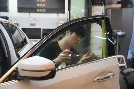 BMW 530i, 기존 필름, 더운데 참고계신가요? / 서울 마포구 성산동