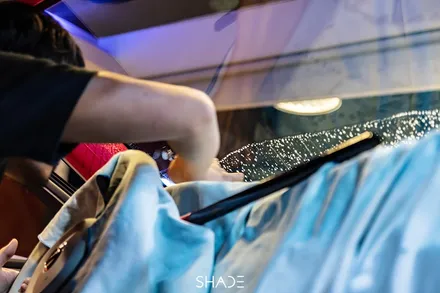 볼보 썬팅 V60cc 정렬의 레드와 고급차에 어울리는 명품 틴팅 / 서울 마포구 성산동