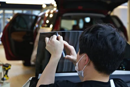 벤츠 C63amg 쿠페 썬팅이 고민이라면? 상암 썬팅샵 셰이드로 오세요! / 서울 마포구 성산동