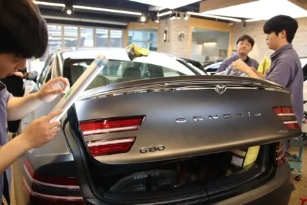 제네시스 G80 , 후퍼옵틱사 GK썬팅+PPF시공 동시진행 / 서울 마포구 성산동