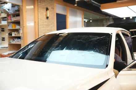 제네시스 G80, 레이니블루로 재시공하여 또 다른 느낌으로 / 서울 마포구 성산동