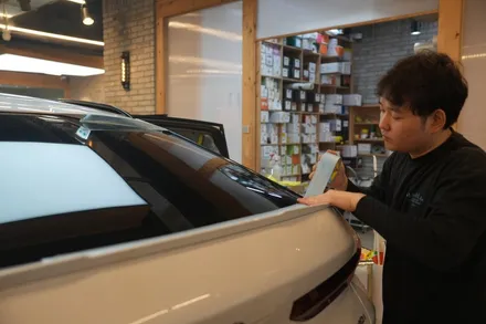 BMW X6 브이쿨 VK 틴팅 고급 SUV의 품격을 더하다. / 서울 마포구 성산동