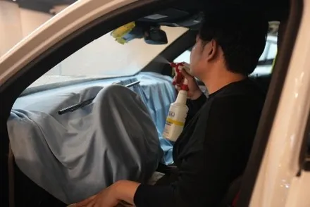 벤츠 GLC43 후퍼옵틱 프리미엄 나노 세라믹 재작업으로 여름에도 쾌적하게~ / 서울 마포구 성산동
