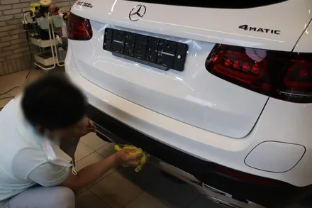 Benz GLC, 마포 틴팅 셰이드에서 솔라가드 퀀텀 28/14/5, PPF, 유리막 코팅, 발수 코팅 시공 후기 / 서울 마포구 성산동