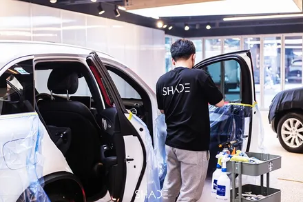 벤츠 열차단썬팅 지벤트 ZV90 프리미엄 틴팅 작업 GLC 63AMG / 서울 마포구 성산동