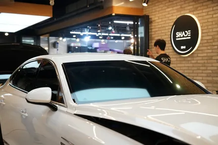 제네시스 G80, 레이니블루로 재시공하여 또 다른 느낌으로 / 서울 마포구 성산동