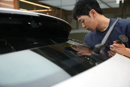 제네시스 GV70, 화이트 감성에 어울리는 VK썬팅 / 서울 마포구 성산동