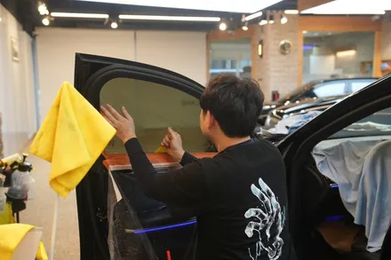 벤츠 S500 버텍스 1100 비반사 풀시공으로 깔끔하게 / 서울 마포구 성산동
