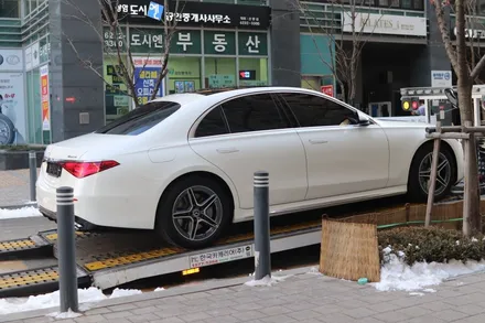 벤츠 S클래스 S400d, 마포 윈도 틴팅 셰이드에서 비반사 필름 루마 버텍스 900 시공 / 서울 마포구 성산동