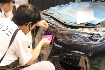 BMW 4리즈 M440i, 마포 윈도틴팅 셰이드에서 차량 도장면을 보호해주는 지벤트 트렉데이 PPF 시공 / 서울 마포구 성산동