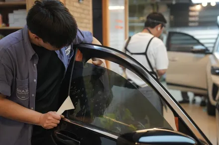 BMW 745e, 썬팅 재작업으로 되찾은 미소 / 서울 마포구 성산동