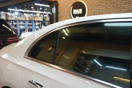 벤츠 E클래스 E220 글라스틴트 선셋 반사필름 시공기 / 서울 마포구 성산동