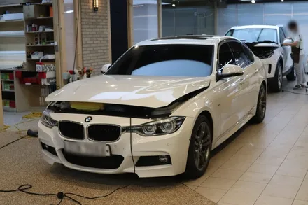 <부분재시공> BMW 3시리즈, 틴팅 전문점 셰이드에서 1열 버텍스700 15% 시공후기 / 서울 마포구 성산동