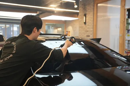 BMW 745e, 썬팅 재작업으로 되찾은 미소 / 서울 마포구 성산동