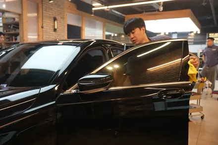 BMW 745e, 썬팅 재작업으로 되찾은 미소 / 서울 마포구 성산동