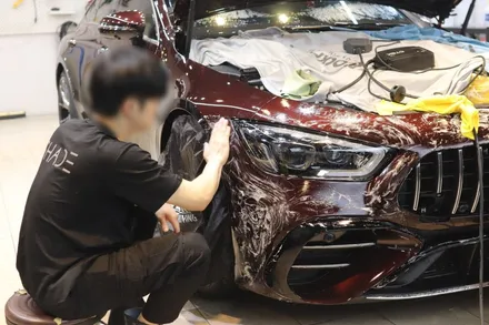 벤츠 GT43 AMG 에디션, 마포 셰이드에서 솔라가드 퀀텀 반사필름과 본넷 앞범퍼 PPF 시공 / 서울 마포구 성산동