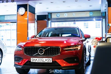 볼보 썬팅 V60cc 정렬의 레드와 고급차에 어울리는 명품 틴팅 / 서울 마포구 성산동