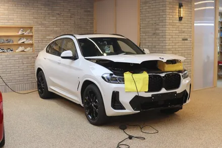 수입차 반사필름 틴팅, BMW X4 마포 셰이드에서 솔라가드 프리미엄 퀀텀 QT 윈도틴팅 시공 / 서울 마포구 성산동