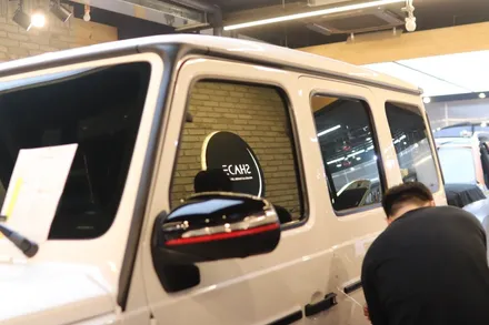 감탄연발 벤츠  지바겐 G63 AMG, 마포 프리미엄 썬팅 셰이드에서 블락포디 샴페인골드로 드레스업 / 서울 마포구 성산동