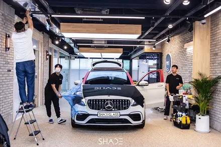 벤츠 열차단썬팅 지벤트 ZV90 프리미엄 틴팅 작업 GLC 63AMG / 서울 마포구 성산동