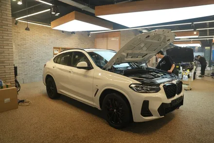 BMW X4 3M 크리스탈라인, 후퍼옵틱 프리미엄 나노 세라믹 꿀조합 시공 / 서울 마포구 성산동