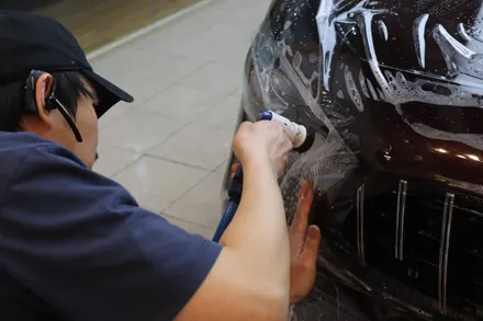 벤츠 GT43 AMG 에디션, 마포 셰이드에서 솔라가드 퀀텀 반사필름과 본넷 앞범퍼 PPF 시공 / 서울 마포구 성산동