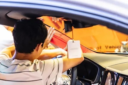 볼보 썬팅 중간체급SUV XC60을 위한 윈도우틴팅 작업 / 서울 마포구 성산동