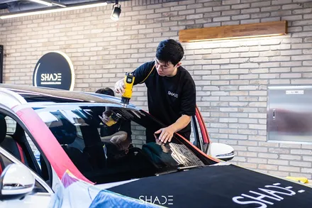 벤츠 열차단썬팅 지벤트 ZV90 프리미엄 틴팅 작업 GLC 63AMG / 서울 마포구 성산동