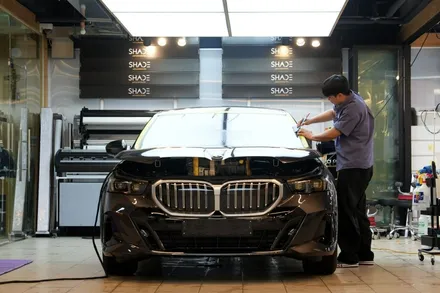 BMW 5시리즈 후퍼옵틱 프리미엄 나노 세라믹 썬팅으로 마무리 / 서울 마포구 성산동