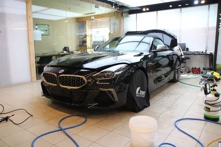 수입차 윈도틴팅 BMW Z4, 마포 셰이드에서 자동차 보호필름 PPF 필름 시공 / 서울 마포구 성산동
