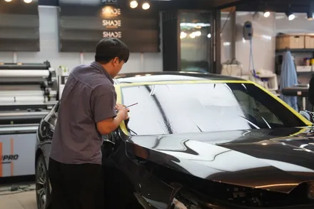 BMW 5시리즈 후퍼옵틱 프리미엄 나노 세라믹 썬팅으로 마무리 / 서울 마포구 성산동
