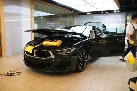 BMW 8시리즈 반사필름 QT 틴팅, 마포 셰이드에서 솔라가드 프리미엄 퀀텀 윈도틴팅 필름 시공 / 서울 마포구 성산동