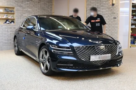 제네시스 G80, 마포 셰이드에서 루마 버텍스 900, 700 틴팅 시공 / 서울 마포구 성산동