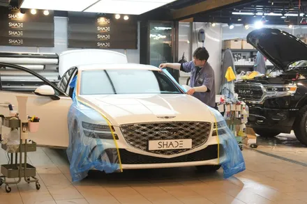 제네시스 G80 브이쿨K 백화현상으로 인한 재시공기 / 서울 마포구 성산동