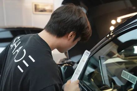 BMW X1 전면 버텍스 900 측후면 버텍스 700 꿀조합 시공기 / 서울 마포구 성산동