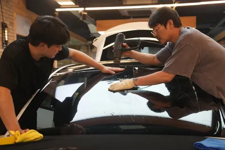 테슬라 모델 Y 주니퍼 흰색에는 어떤 썬팅이 좋을까요? / 서울 마포구 성산동