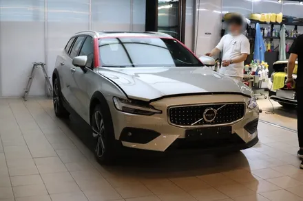 Volvo V60, 프리미엄 틴팅 샵 셰이드에서 후퍼옵틱 프나세 30/15, 블랙박스 시공후기 / 서울 마포구 성산동