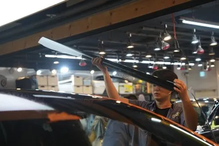 테슬라 모델 X, 같은 차량 다른 농도의 두 차량! / 서울 마포구 성산동