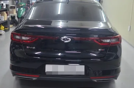 부산사상구 sm6 썬팅 PPF 유리막 코팅 시공 후기 편