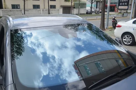 부산 사상구 전면썬팅 QM6 열반사 썬팅 재시공(어보브썬팅)
