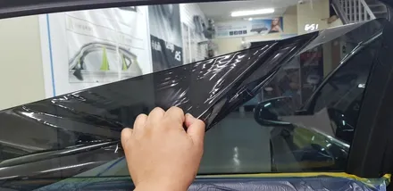 부산사상구 올뉴 말리부 썬팅 재시공!!레인보우 i55