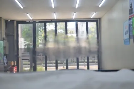 부산 사상구 K3 레인보우 I55 전면썬팅 재시공
