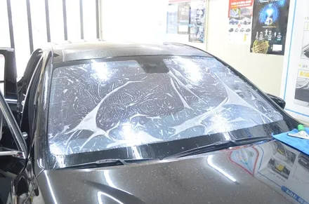 부산 그랜저IG 전면썬팅 어보브썬팅 윈드블루 반사 선명한 시인성 확보