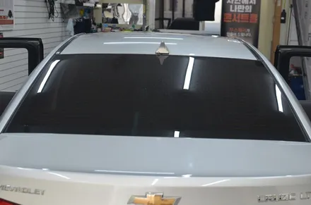 크루즈 기포 뽀글이 열선 썬팅 i55 재시공 부산 사상구 레인보우 썬팅 전문점 오토모빌