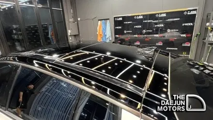 시흥 스팅어 루프스킨 유광 랩핑지 제거 후, 블랙 PPF로 재시공 튜닝 (인천 부평 광명 안산 안양)