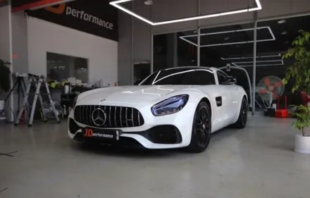 대구 핸들 교체 AMG GT 2도어 카본 스티어링휠 튜닝 마그네틱 패들쉬프트 교환 / 대구 구미