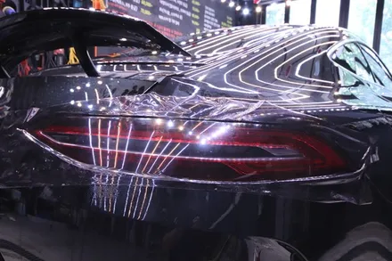 대구랩핑 amg gt43 부분랩핑으로 분위기 전환했어요. / 대구 구미